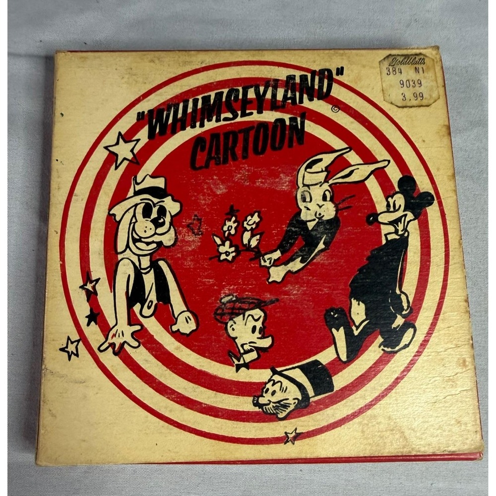 Vintage Brumberger Whimseyland Cartoon 8mm Film Simbad the Sailor 200ft Reel